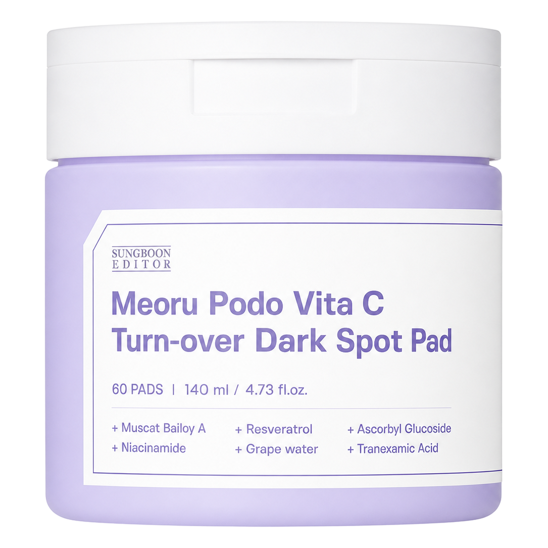 Sungboon Editor – Meoru Podo Vita C Turn-over Dark Spot Pad, 140ml (80 pads)
