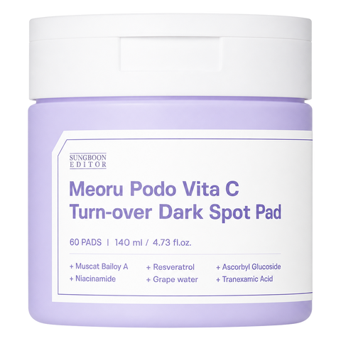 Sungboon Editor – Meoru Podo Vita C Turn-over Dark Spot Pad, 140ml (80 pads)
