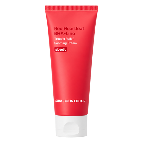 Sungboon Editor – Red Heartleaf BHA-Lino Trouble Relief Creme, 50 ml