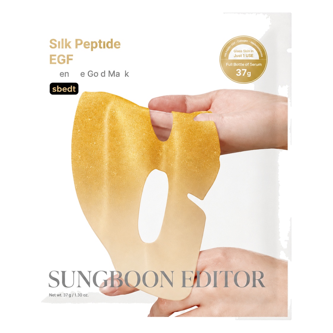 Sungboon Editor – Silk Peptide EGF Intensive Gold Mask, 1 sheet