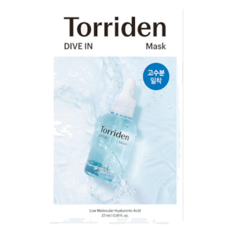 Torriden – Dive-in Low Molecular Hyaluronic Acid Mask, 1 sheet