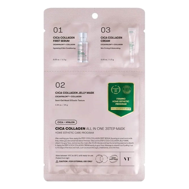 VT Cosmetics – Cica Collagen All in One 3-Step Nourishing