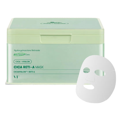 VT Cosmetics – Cica Reti-a Mask, 30pcs