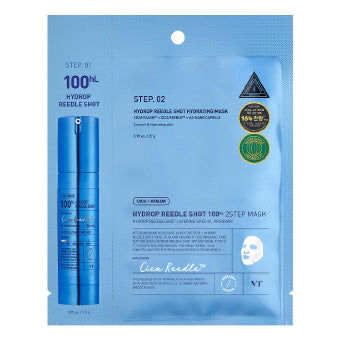 VT Cosmetics – Hydrop Reedle Shot 100HL 2 Step Mask – 1pc