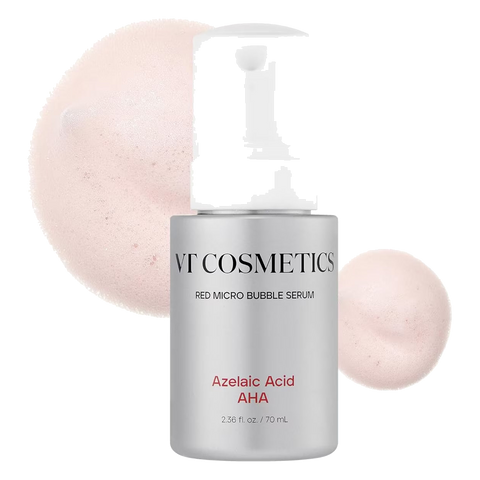 VT Cosmetics – Micro Bubble Red Serum, Azelaic Acid AHA, 70ml
