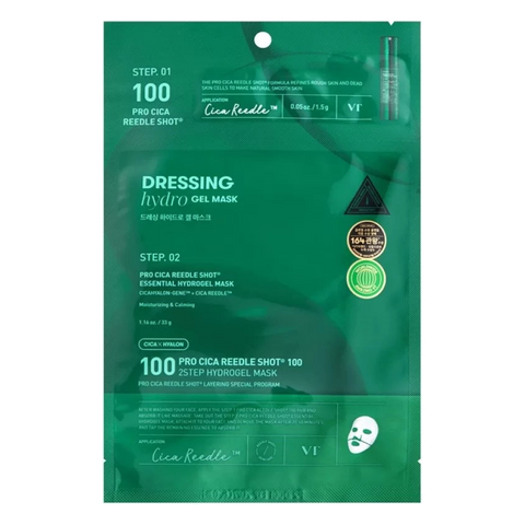 VT Cosmetics – Pro Cica Reedle Shot 100 2-Step Hydrogel Mask, 1pcs