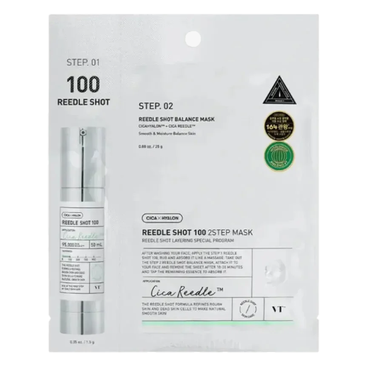 VT Cosmetics – Reedle Shot 100 2-Step Mask – 1pc