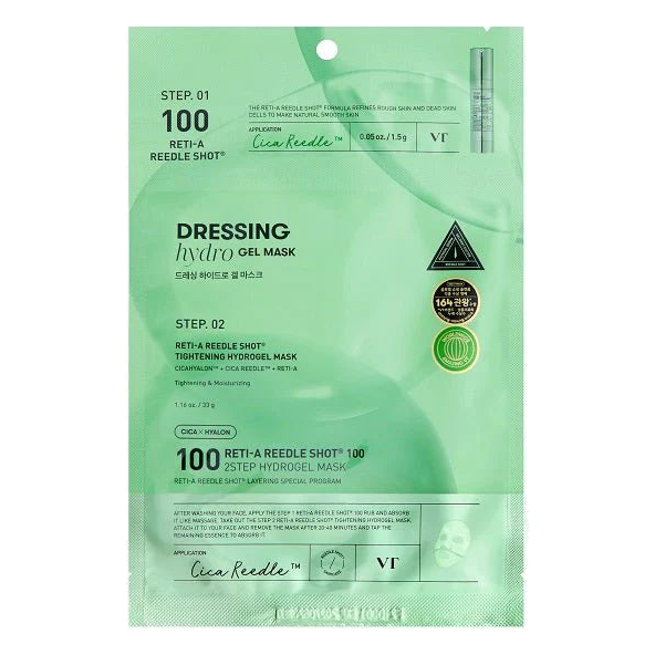 VT Cosmetics – Reti-A Reedle Shot 100 2-Step Hydrogel Mask