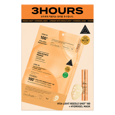VT Cosmetics – Vita-Light Reedle Shot 100 2Step Hydrogel Mask, 4 sheets